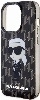 Apple iPhone 15 Pro Max (6.7) Kılıf Karl Lagerfeld IML İkonik Monogram Orjinal Lisanslı Kapak - Şeffaf