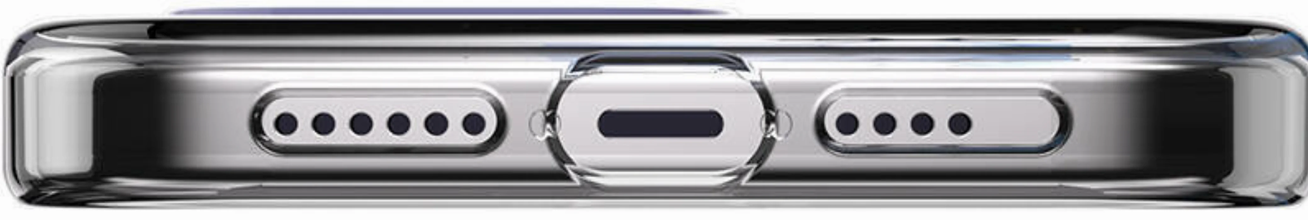 Apple iPhone 15 Pro Max Magsafe Şarj Özellikli Çift IMD Baskılı Switcheasy Artist-M Veil Kapak - Mor