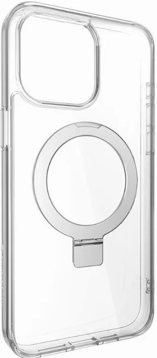 Apple iPhone 15 Pro Max Magsafe Şarj Özellikli Yüzük Standlı Switcheasy Magstand-M Kapak - Siyah