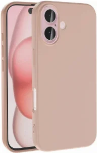 Apple iPhone 16 (6.1) Kılıf İçi Kadife Mat Yüzey LSR Serisi Lüks Kapak - Gold