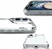 Apple iPhone 16 (6.1) Kılıf Şeffaf TPU Kenarları Esnek Crystal T-Max Kapak - Şeffaf