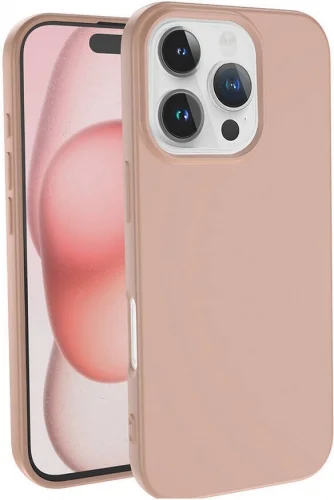 Apple iPhone 16 Pro (6.3) Kılıf İçi Kadife Mat Yüzey LSR Serisi Lüks Kapak - Pembe