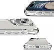 Apple iPhone 16 Pro (6.3) Kılıf Şeffaf TPU Kenarları Esnek Crystal T-Max Kapak - Şeffaf