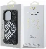 Apple iPhone 16 Pro (6.3) Kılıf Guess Orjinal Lisanslı Big Love Guess Kapak - Siyah