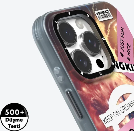 Apple iPhone 16 Pro Max (6.9) Kılıf Magsafe Şarj Özellikli Youngkit A-City Serisi Kapak - Beyaz