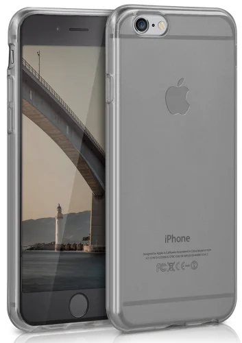 Apple iPhone 6 Plus Kılıf Ultra İnce Kaliteli Esnek Silikon 0.2mm - Şeffaf