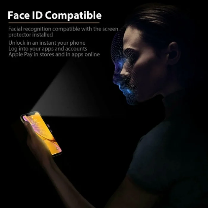 Apple iPhone 8 Karartmalı Hayalet Ekran Koruyucu Tam Kaplayan Kor Privacy Kırılmaz Cam - Siyah