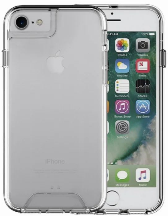 Apple iPhone 8 Kılıf Clear Guard Serisi Gard Kapak - Şeffaf