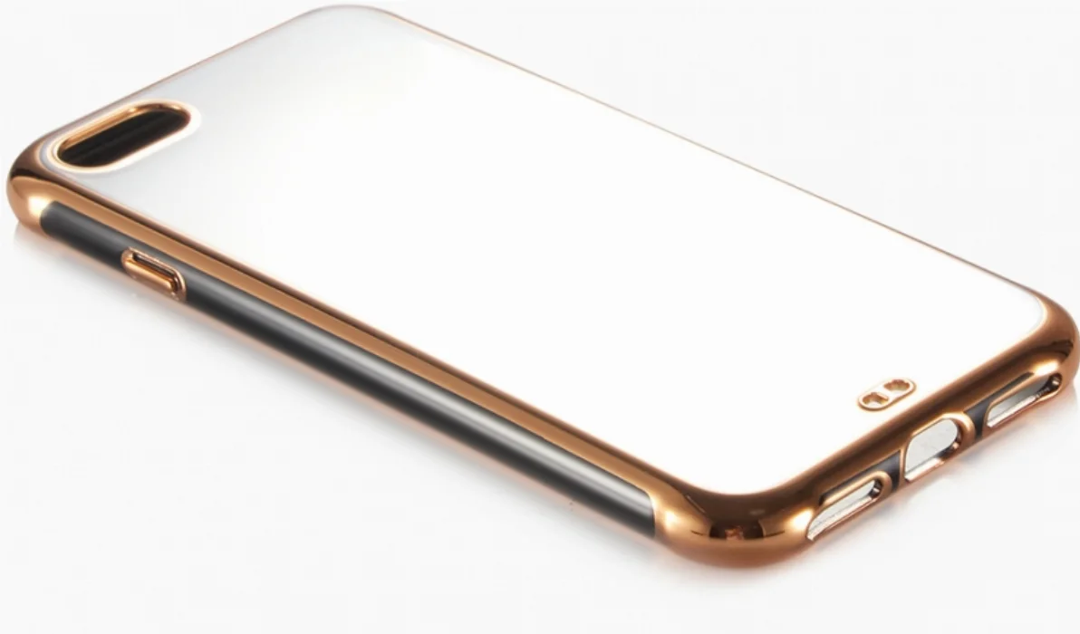Apple iPhone 8 Kılıf Parlak Sert Silikon Airbag Voit Kapak - Beyaz