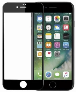 Apple iPhone SE 2 (2020) Ekran Koruyucu Fiber Tam Kaplayan Nano - Siyah