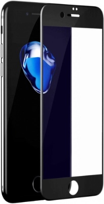 Apple iPhone SE 2 (2020) Kırılmaz Cam Tam Kaplayan EKS Glass Ekran Koruyucu - Siyah