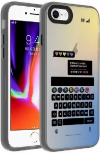 Apple iPhone SE 3 2022 Kılıf Desenli Zore Dragon Sert Kapak - Klavye