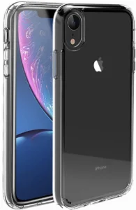 Apple iPhone Xr Kılıf Korumalı Kenarları Silikon Arkası Sert Coss Kapak  - Şeffaf