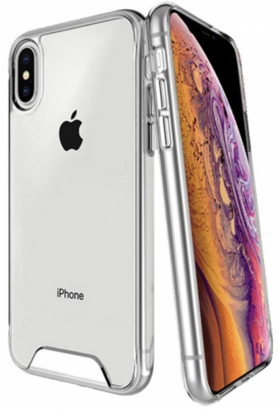 Apple iPhone Xs Kılıf Clear Guard Serisi Gard Kapak - Şeffaf