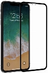 Apple iPhone Xs Kırılmaz Cam Tam Kaplayan EKS Glass Ekran Koruyucu - Siyah