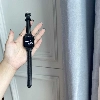 Apple Watch 38mm Deri Kordon KRD-28 - Siyah