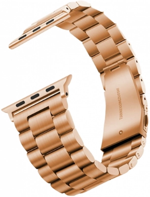 Apple Watch 38mm Kordon Band-04 Metal Kordon - Rose Gold