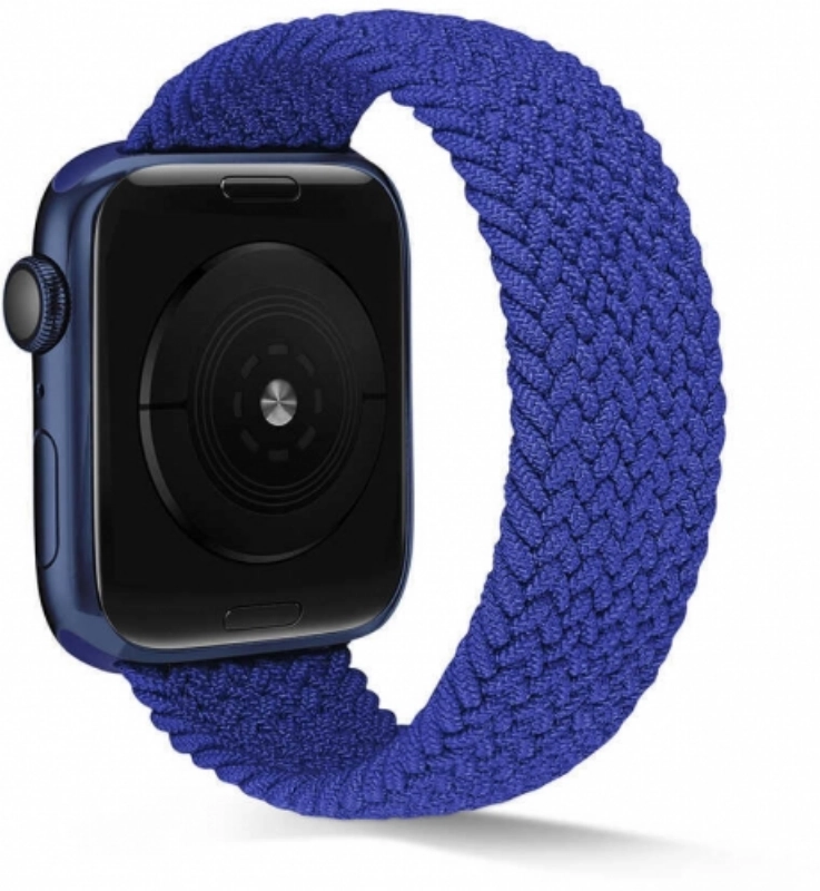 Apple Watch 38mm Kordon Hasır Örgü KRD-38 - Mavi