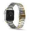 Apple Watch 38mm Kordon KRD-48 Metal Strap Kayış Üçgen Parçalı - Gümüş