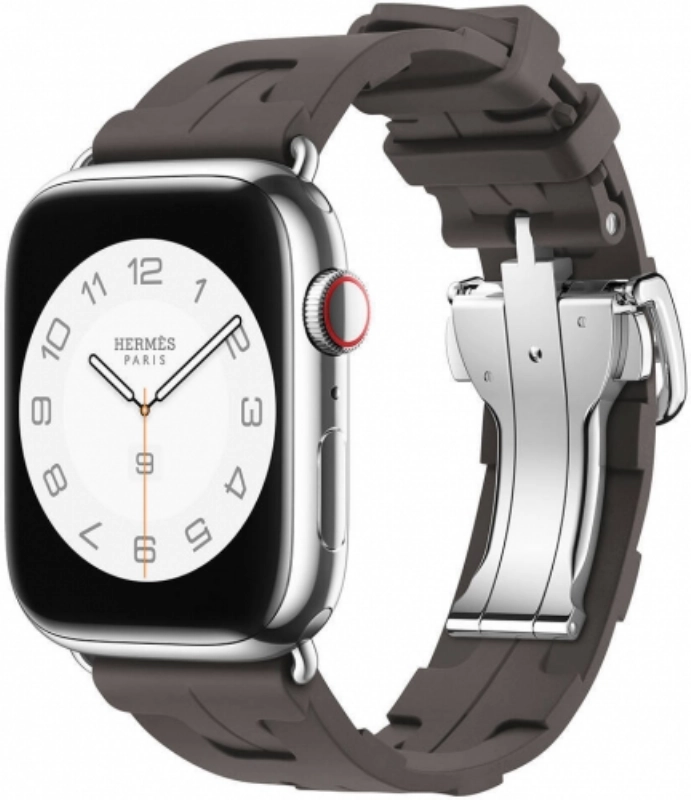 Apple Watch 38mm Kordon Spor Görünümlü KRD-94 Silikon Kordon - Haki