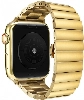 Apple Watch 42mm KRD-41 Ayarlanabilir Metal Kordon - Gold