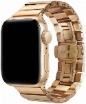 Apple Watch 44mm KRD-41 Ayarlanabilir Metal Kordon - Rose Gold