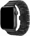 Apple Watch 38mm KRD-41 Ayarlanabilir Metal Kordon - Siyah