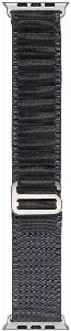 Apple Watch 38mm Zore Band-74 Hasır Kordon - Koyu Gri