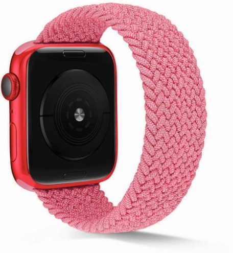 Apple Watch 40mm Kordon Hasır Örgü KRD-38 - Pembe