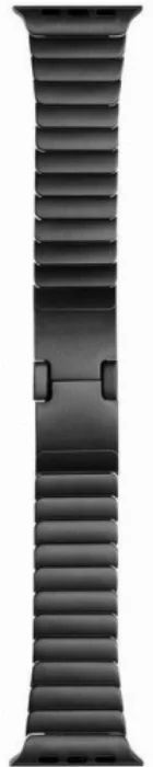 Apple Watch 42mm Metal Kordon Çizgi Tasarım Şık Ve Dayanıklı KRD-82 - Siyah