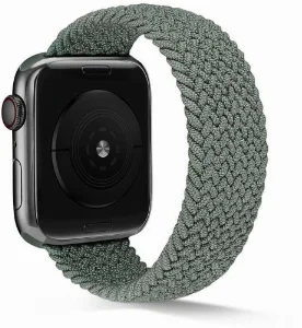 Apple Watch 44mm Kordon Hasır Örgü KRD-38 - Yeşil