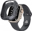 Apple Watch Ultra 49mm Silikon TPU Kasa Koruyucu Watch Gard 31 - Siyah