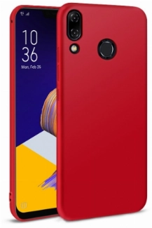 Asus Zenfone 5 (ZE620KL) Kılıf İnce Soft Mat Renkli Esnek Silikon Kapak - Kırmızı