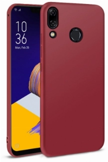 Asus Zenfone 5 (ZE620KL) Kılıf İnce Soft Mat Renkli Esnek Silikon Kapak - Mürdüm