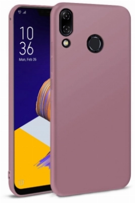 Asus Zenfone 5 (ZE620KL) Kılıf İnce Soft Mat Renkli Esnek Silikon Kapak - Rose Gold