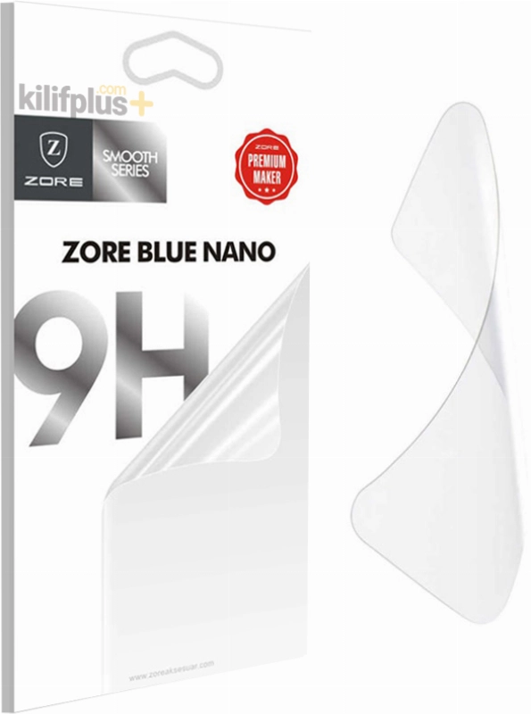 Asus Zenfone Max Pro ZB602KL Ekran Koruyucu Blue Nano Esnek Film Kırılmaz - Şeffaf