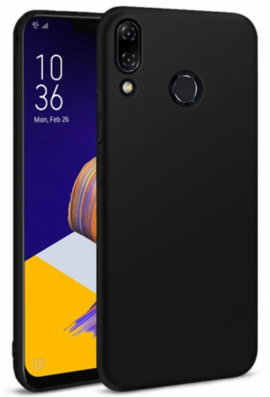 Asus Zenfone Max Pro ZB602KL Kılıf İnce Soft Mat Renkli Esnek Silikon Kapak - Siyah