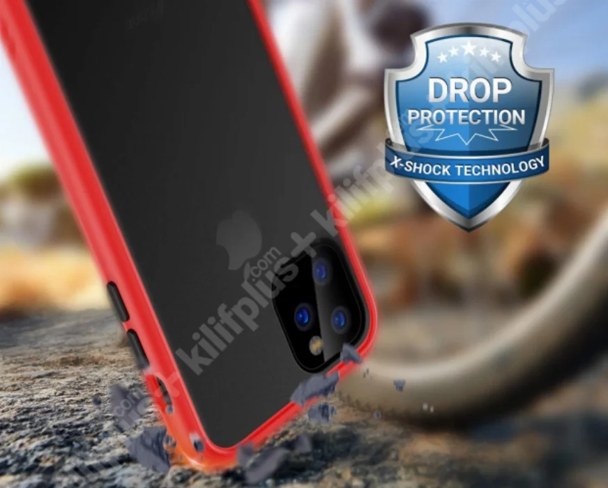 Benks Apple iPhone 11 Kılıf Arkası Mat Magic Smooth Drop Resistance Kapak - Kırmızı