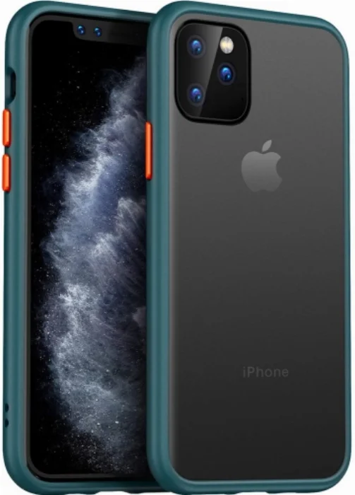 Benks Apple iPhone 11 Pro Kılıf Arkası Mat Magic Smooth Drop Resistance Kapak - Yeşil