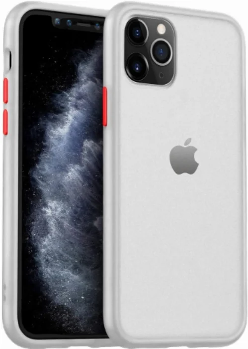 Benks Apple iPhone 11 Pro Max Kılıf Arkası Mat Magic Smooth Drop Resistance Kapak - Beyaz