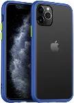 Benks Apple iPhone 11 Pro Max Kılıf Arkası Mat Magic Smooth Drop Resistance Kapak - Mavi
