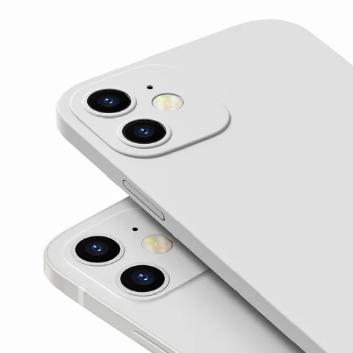 Benks Apple iPhone 12 (6.1) Kılıf Tam Korumalı 360 Koruyuculu Kapak - Beyaz