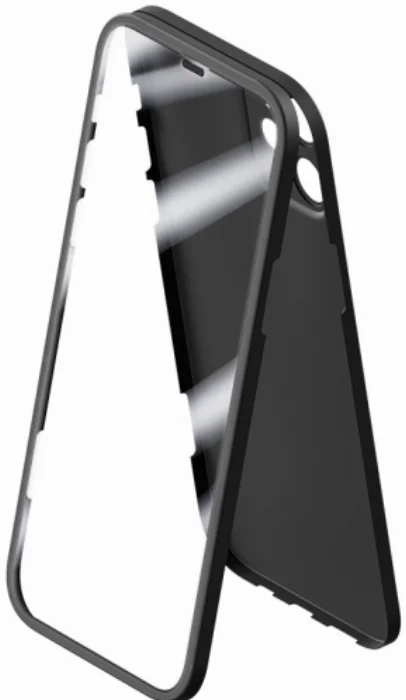 Benks Apple iPhone 12 (6.1) Kılıf Tam Korumalı 360 Koruyuculu Kapak - Siyah