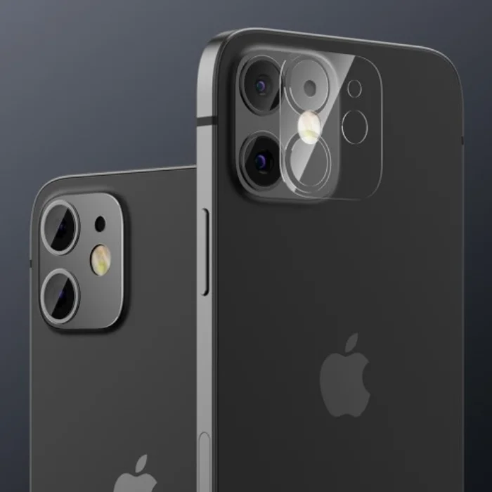 Benks Apple iPhone 12 (6.1) Soft Kamera Lens Koruyucu Cam