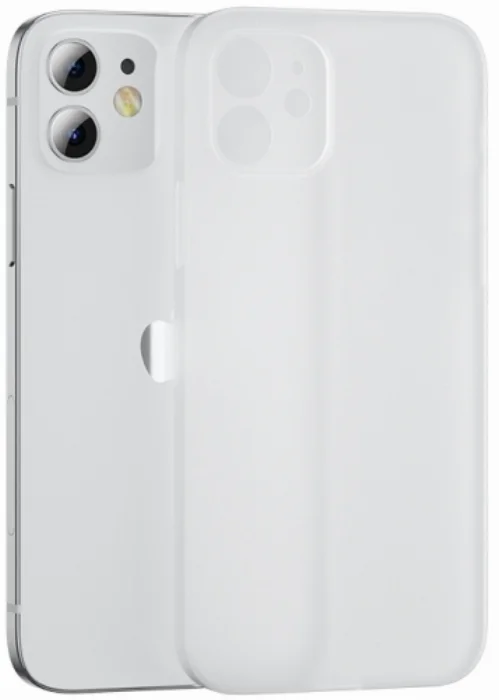Benks Apple iPhone 12 (6.1) Ultra Kılıf Lollipop Serisi Matte Protective Cover - Beyaz