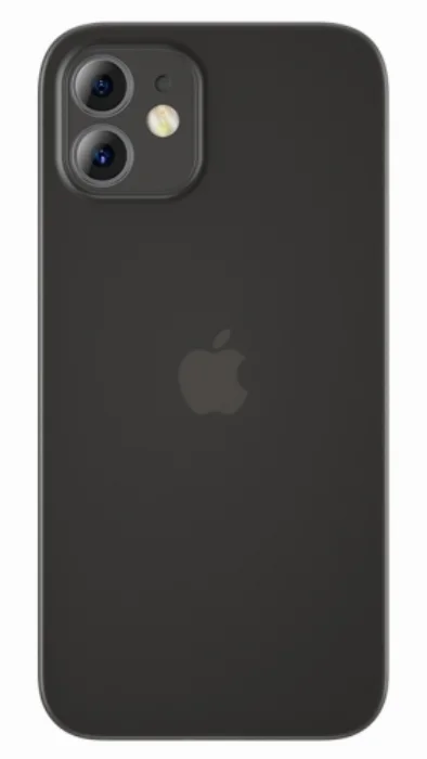 Benks Apple iPhone 12 (6.1) Ultra Kılıf Lollipop Serisi Matte Protective Cover - Siyah