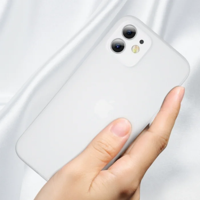 Benks Apple iPhone 12 Mini (5.4) Ultra Kılıf Lollipop Serisi Matte Protective Cover - Beyaz