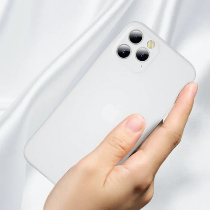 Benks Apple iPhone 12 Pro (6.1) Ultra Kılıf Lollipop Serisi Matte Protective Cover - Beyaz