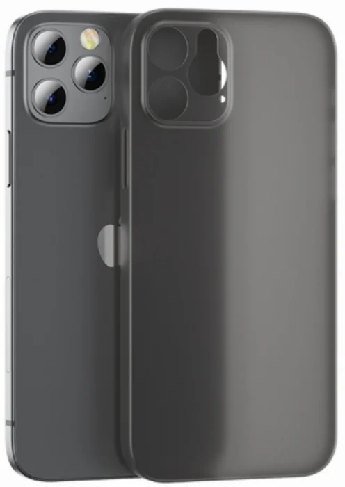 Benks Apple iPhone 12 Pro (6.1) Ultra Kılıf Lollipop Serisi Matte Protective Cover - Siyah