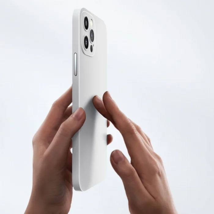 Benks Apple iPhone 12 Pro Max (6.7) Kılıf Tam Korumalı 360 Koruyuculu Kapak - Beyaz